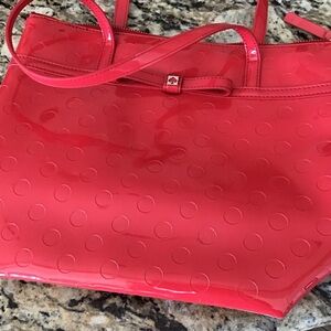 Kate Spade bright red bag